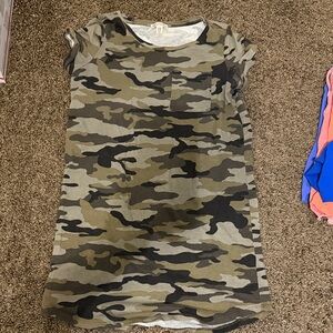 Camouflage Print Women's Dress